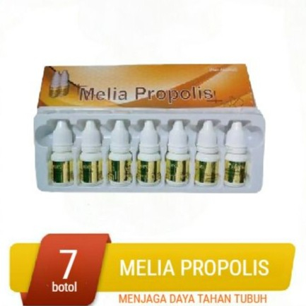 Propolis Melia 1 Box Isi 7 Botol Original @ 6 ML asli melia