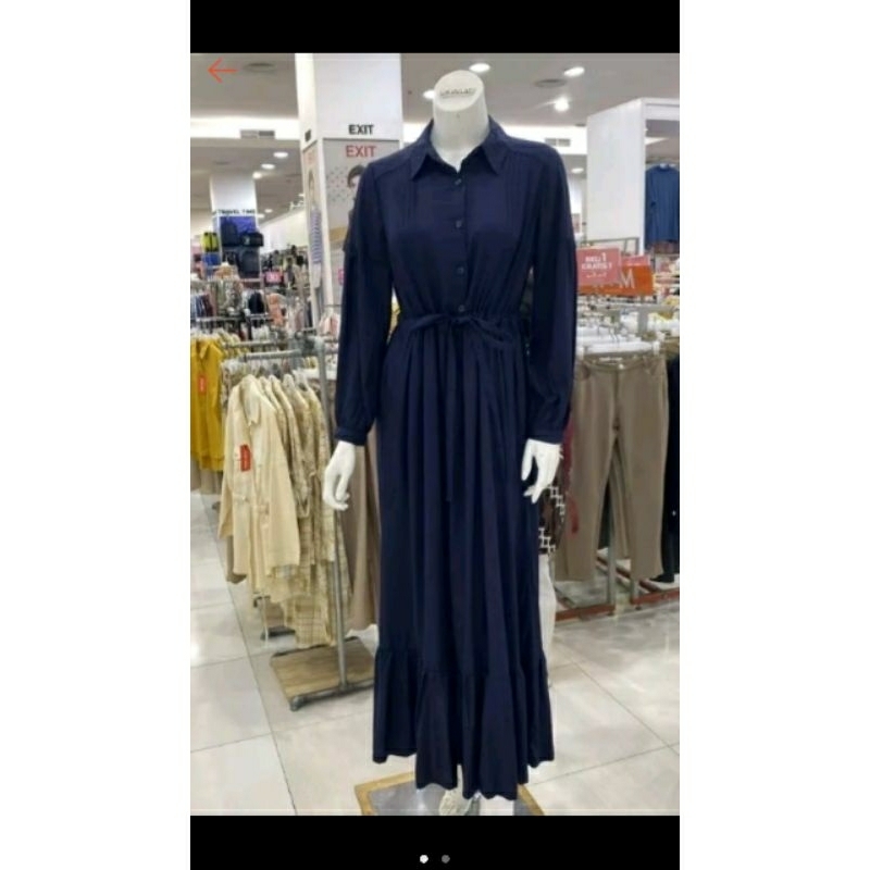 Novel Mice Gamis Navy