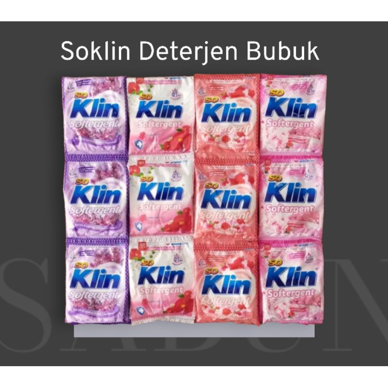 Soklin Softergent Bubuk Kemasan Rentengan