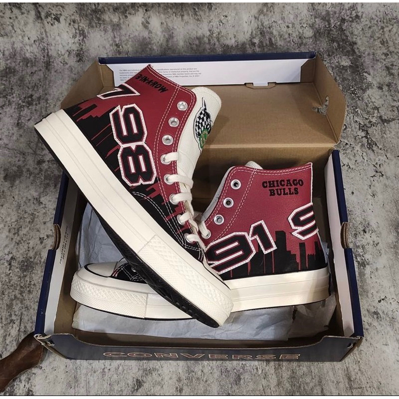 converse chicago bulls preloved original resmi