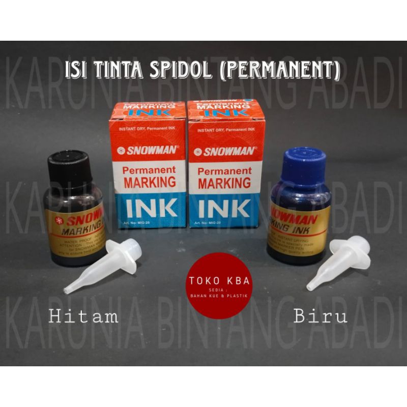 

Refill Isi Ulang Tinta Spidol Permanen Permanent Marker ( Hitam | Biru )