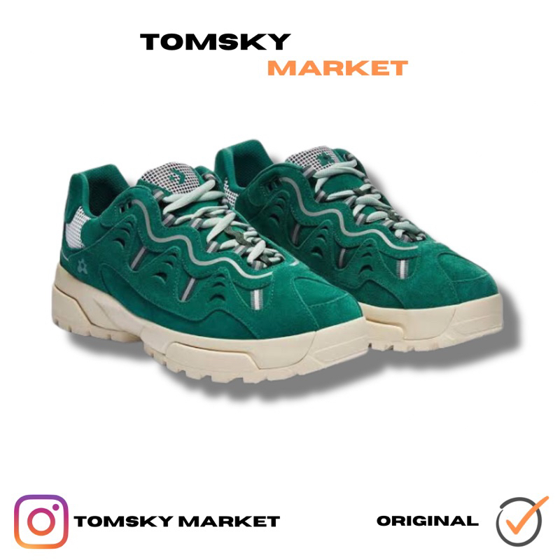 Converse X Golf Le Fleur Gianno Suede Ox Evergreen / White Asparagus