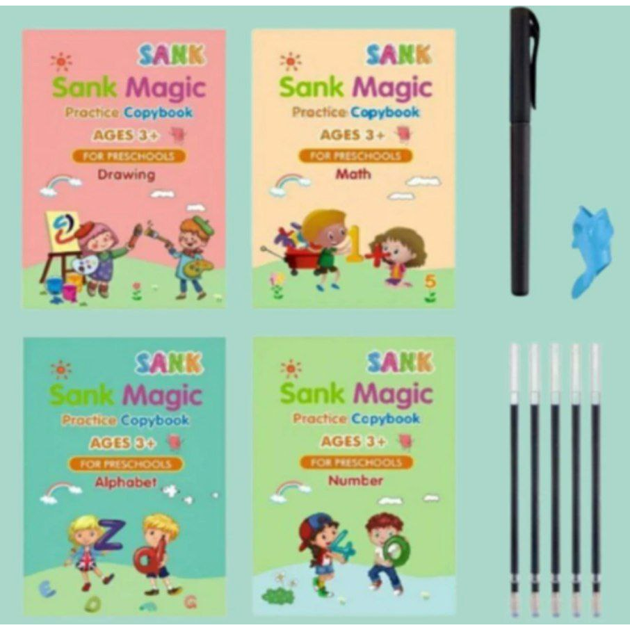 

magic drawing book / cara menarik melatih anak baca tulis