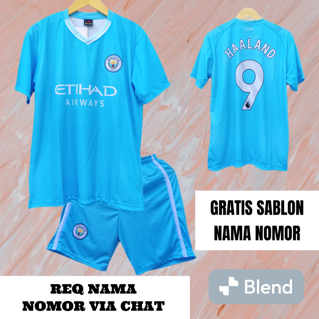 JERSEY BOLA MAN CITY HOME 2022 2023 SOCCER JERSEY MCT PRINTING