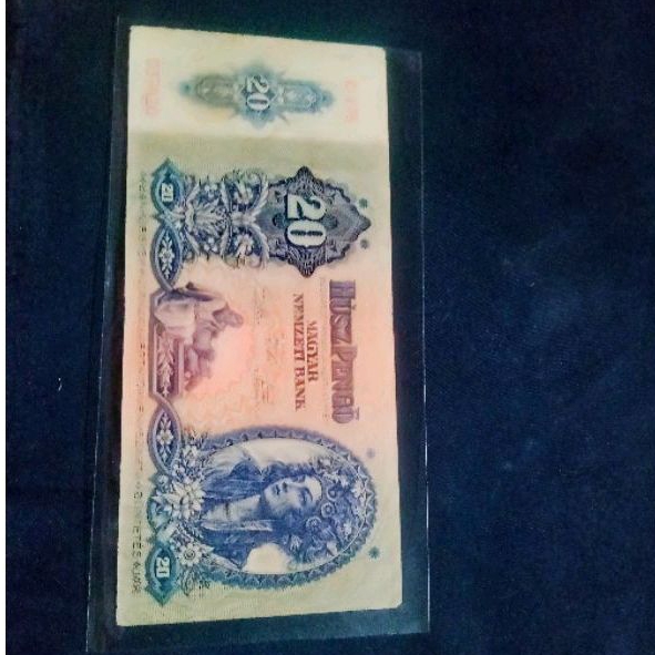 Koleksi Uang Kertas Kuno Hungary 20 Pengo