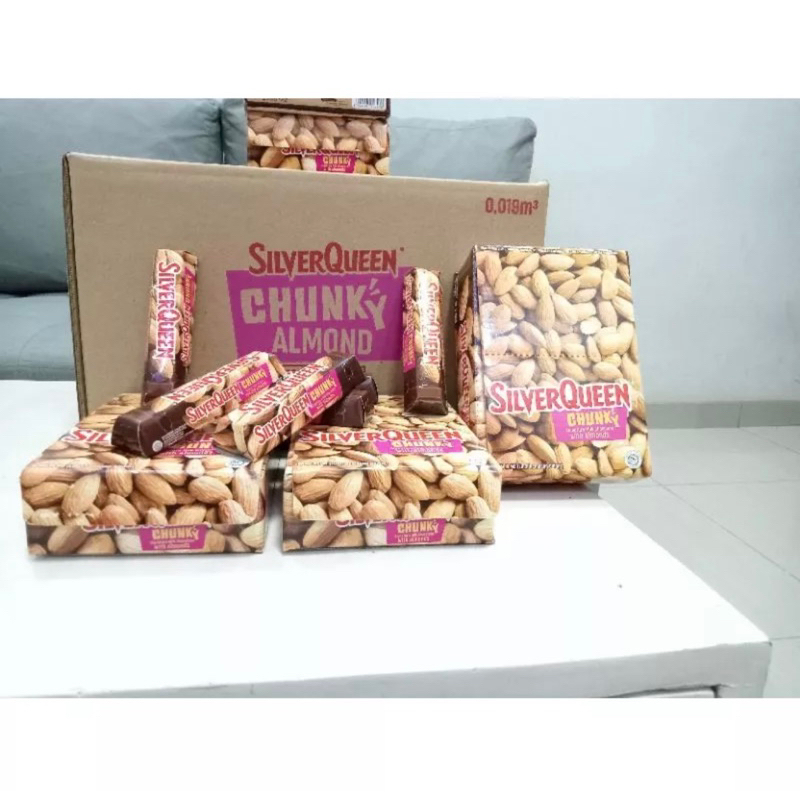 

Silverqueen Chungky Bar 30 Gr Almond X 12
