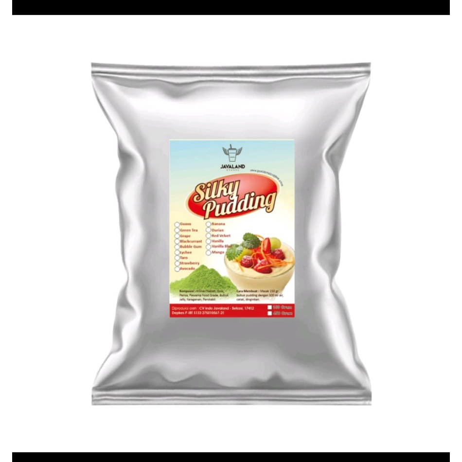 

Silky Puding Vanila Blue Original Javaland 150gr