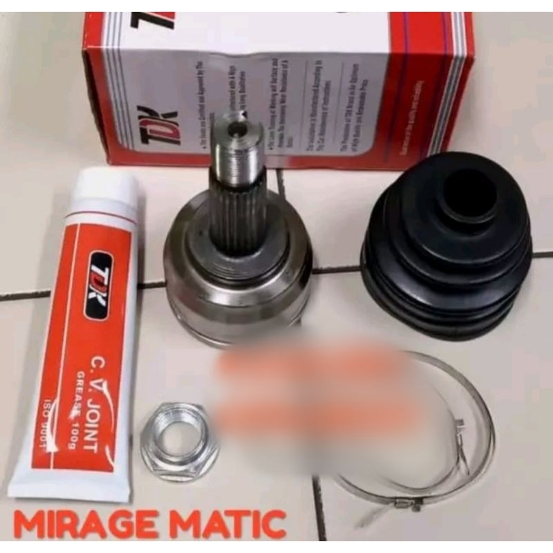 as roda cv joint luar mirage matic metik