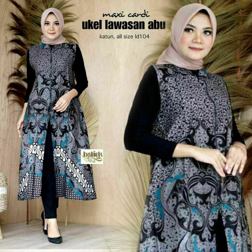 OUTER BATIK - LONGCARDY - CARDYGAN BATIK - OUTER BATIK JUMBO - OUTER MOTIF MORENO