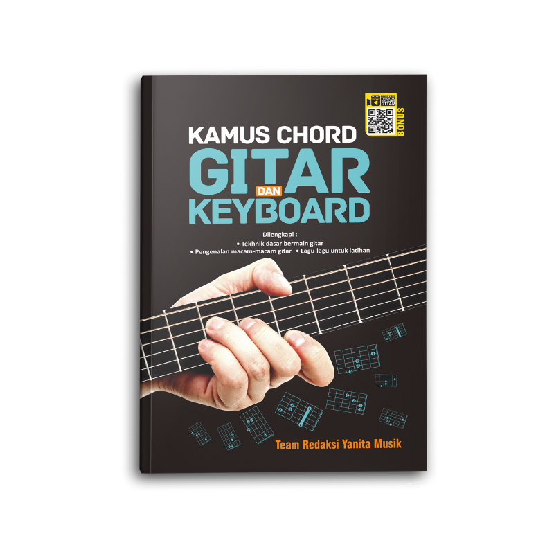 Buku Kunci Kamus Chord Gitar Dan Keyboard