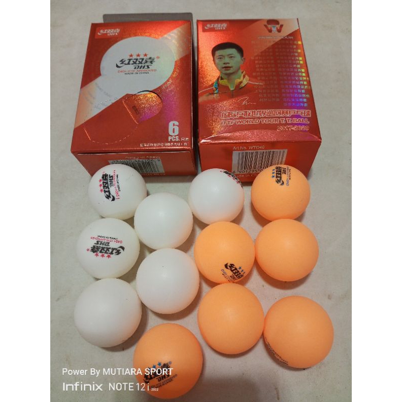Pasti MURAH.. Bola Pimpong Tenis Meja DHS Bintang 3