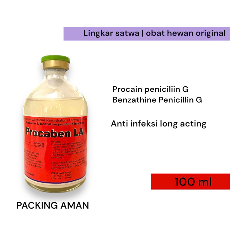Procaben LA 100 ml / Penicilin long acting/ Interchemie Holland