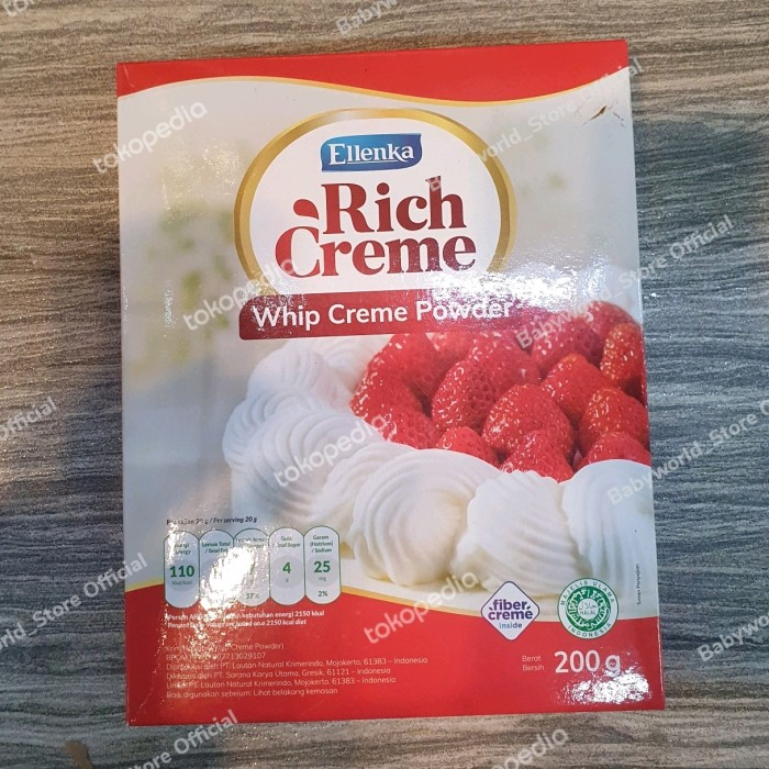 

ELLENKA RICH CREAM STRW 200GR