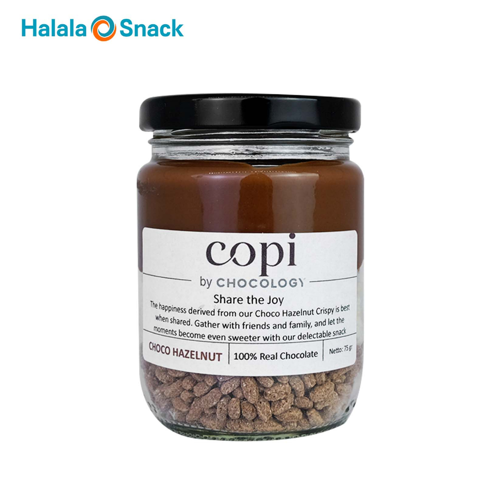 

CHOCOLOGY Jar Copi Choco Hazelnut | Rice Crispy 75 gr