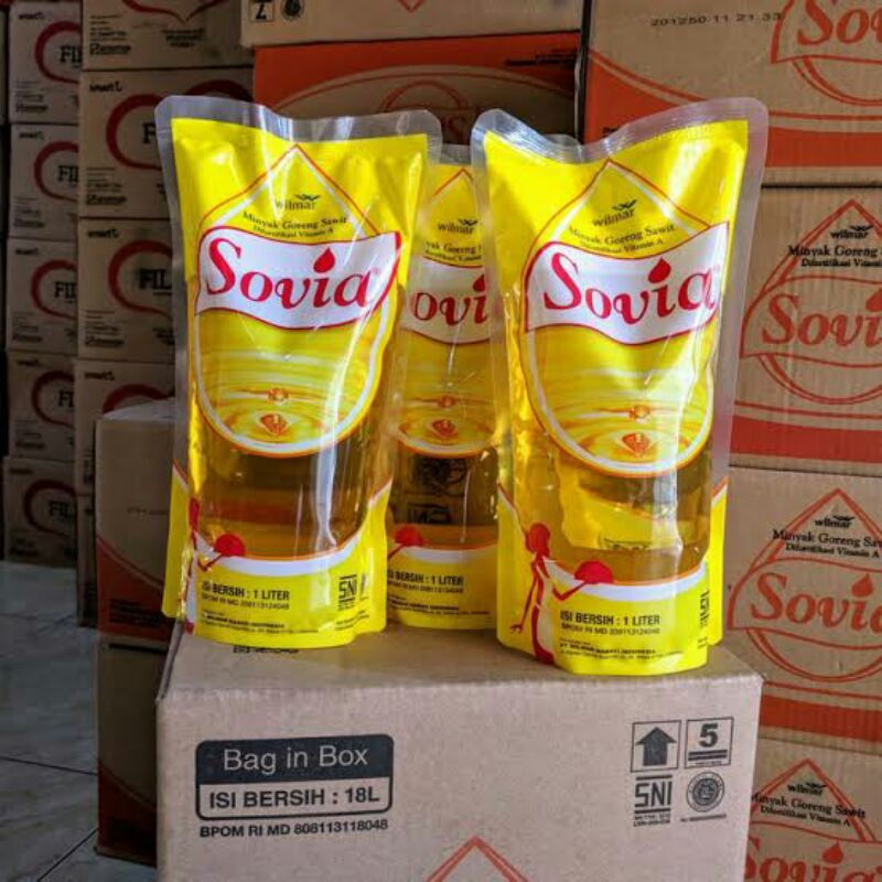 

Minyak Goreng Sovia 1 liter Minyak Goreng Asli