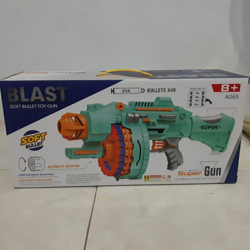 Mainan Nerf Senapan XGun Peluru Lunak Pistol Tembak Tembakan Peluru Busa Anak