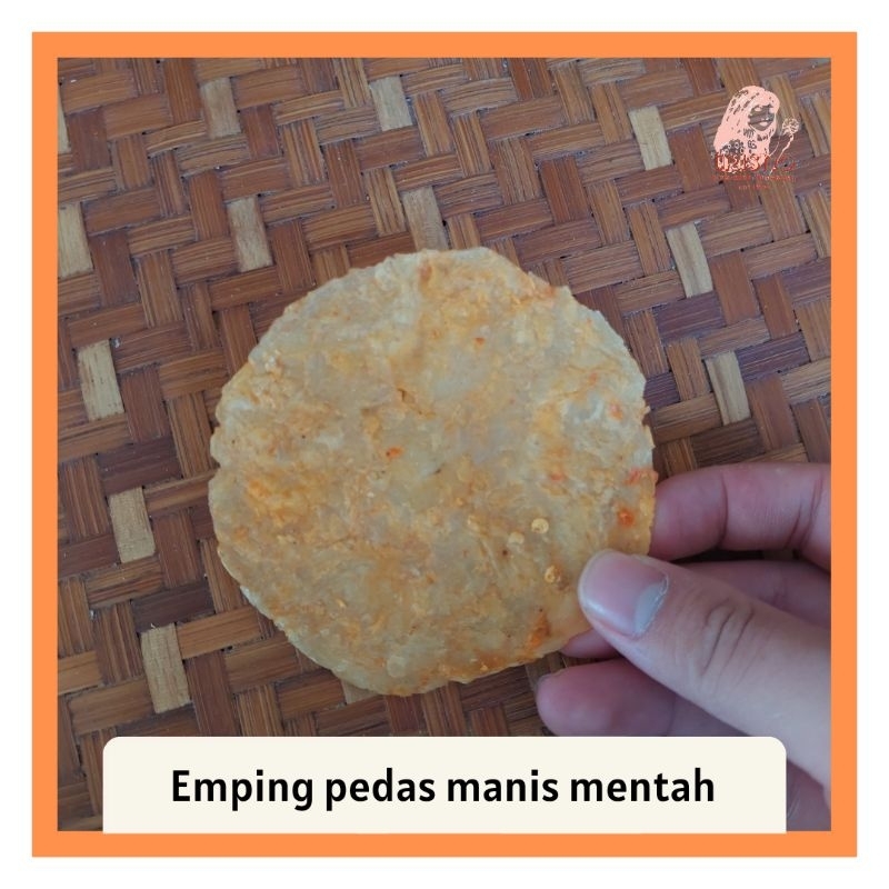 

Emping pedas manis (mentah)