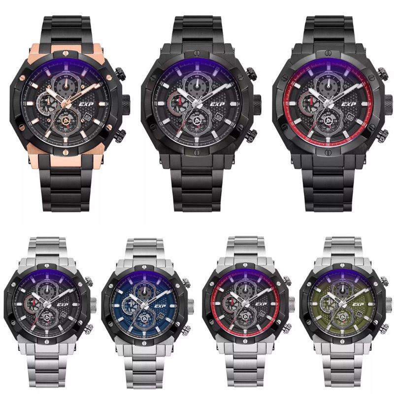 JAM TANGAN PRIA EXPEDITION EXP 6385 E6385 RANTAI ORIGINAL