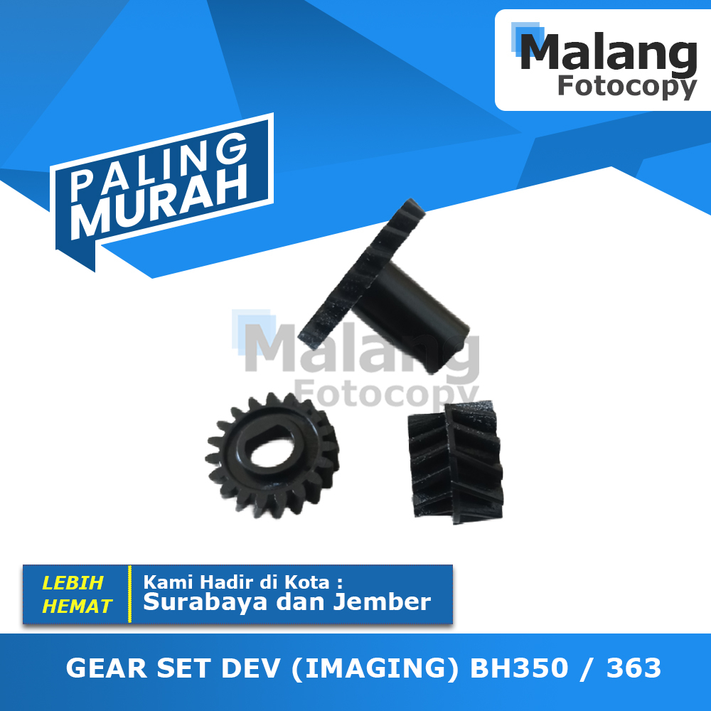 GEAR SET DEV BIZHUB 350 363 (IMAGING) - Kode Part : 4040-0752-000 C