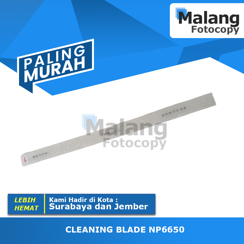 CLEANING BLADE NP6650 - Kode Part : CB NP6650 T