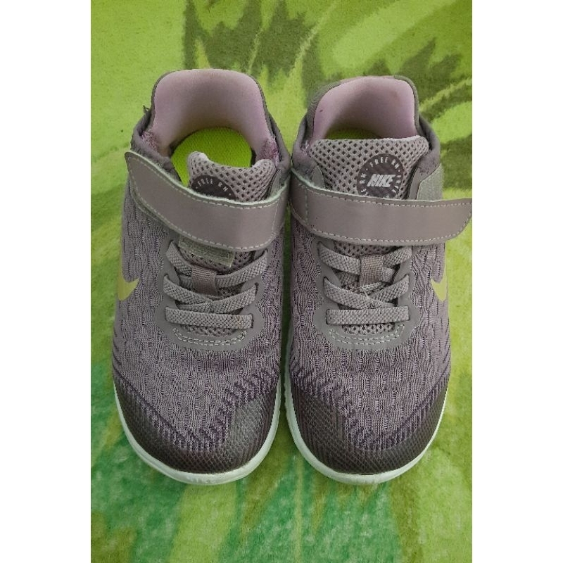Nike Free Run Preschool Purple White ORI - Preloved