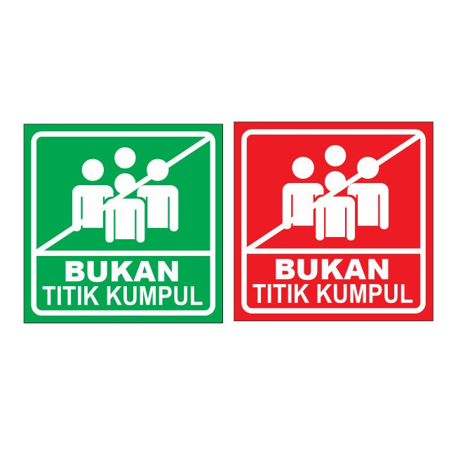 

Akrilik Sign Bukan Titik Kumpul Ukuran 30x30cm Sign Rambu Acrylic Bukan Titik Kumpul