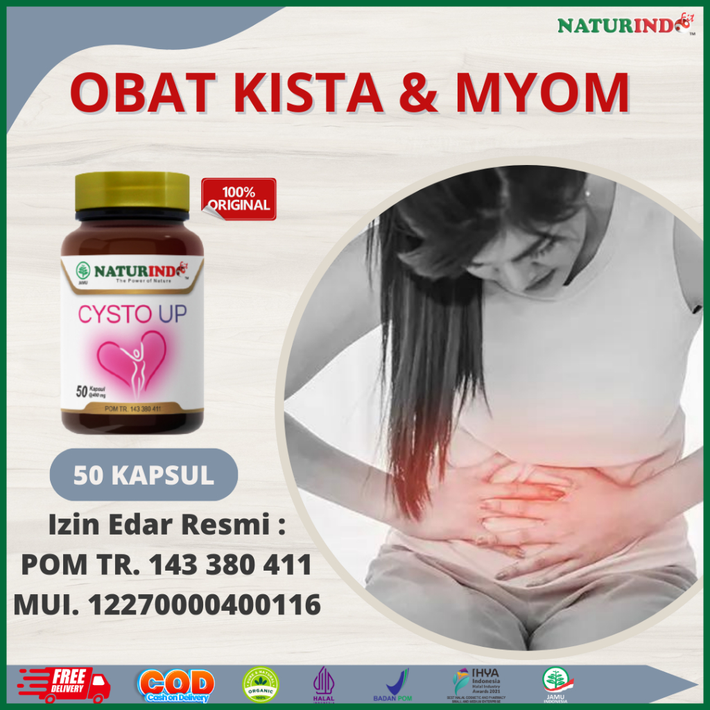 CYSTO UP Obat Kista & Myom Herbal Naturindo