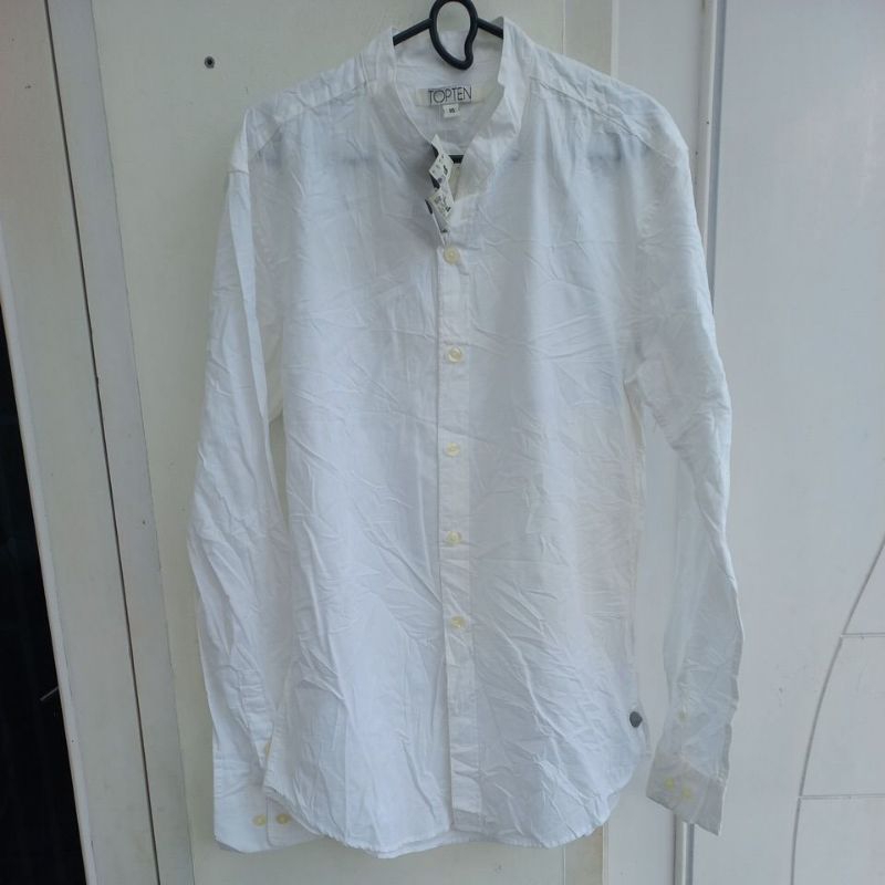 Kemeja Putih brand Topten unisex