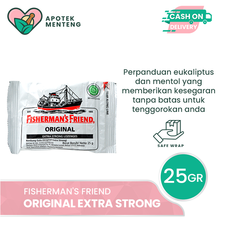

Fisherman's Friend Original Extra Strong - Permen Pelega Tenggorokan