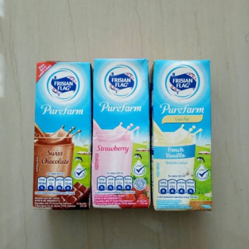 

SUSU BENDERA SUSU FRISIAN FLAG 225ML ISI 3