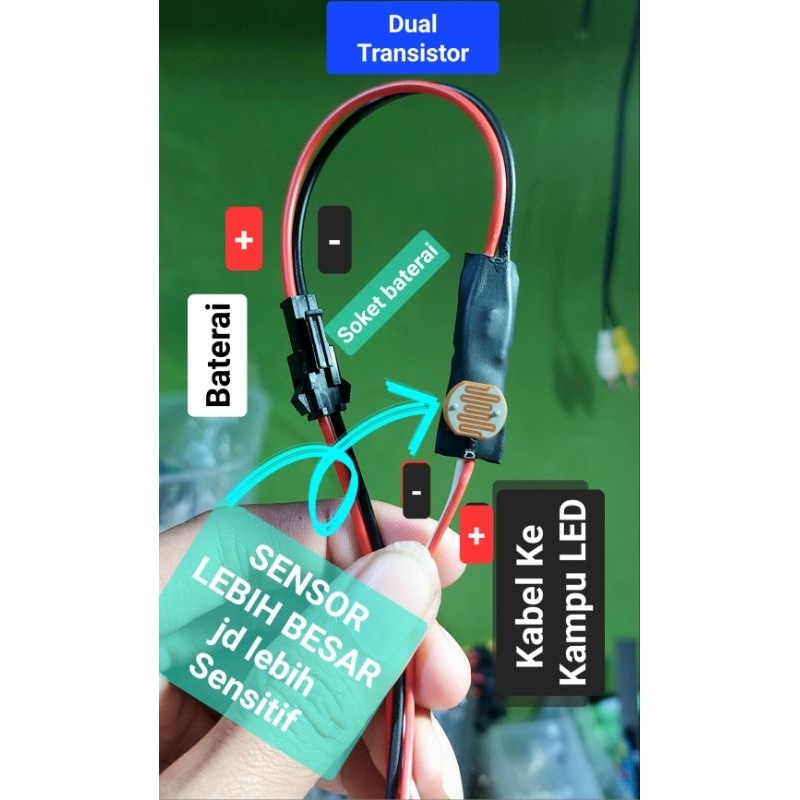 SENSOR LAMPU LAYANGAN OTOMATIS Super terang dan Kuat banyak LED