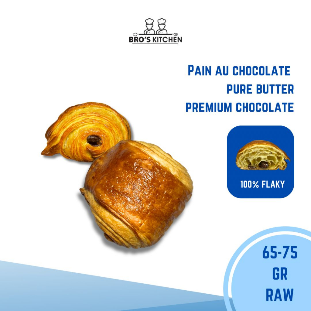 

CROISSANT PAIN AU CHOCOLATE BUTTER 65-75GR