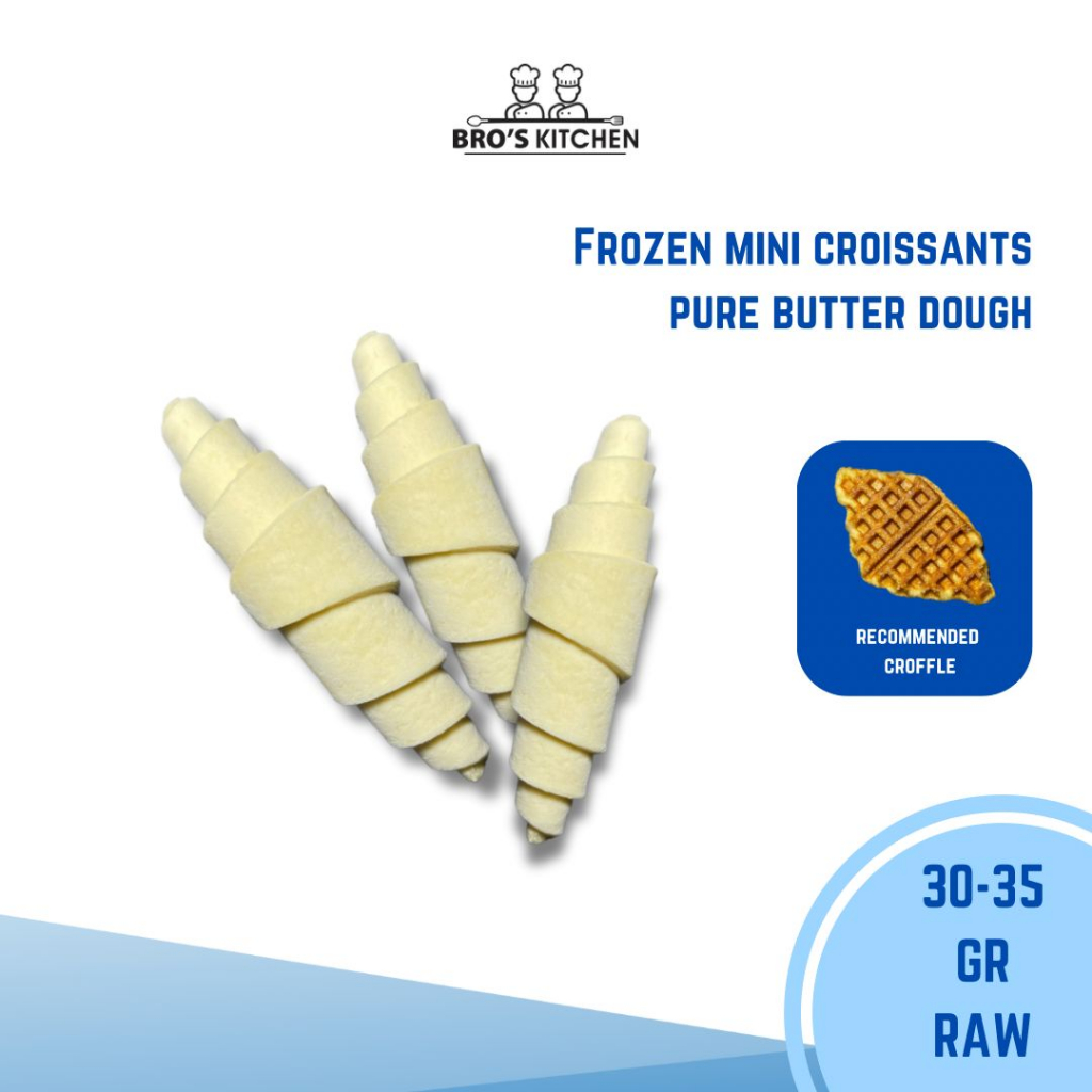 

FROZEN MINI BUTTER CROISSANT 35GR (ISI 28)