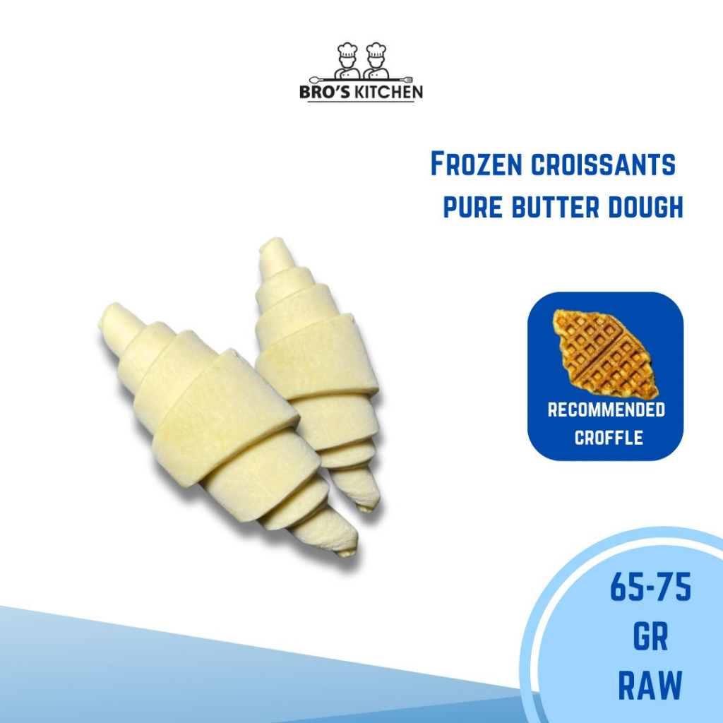 

FROZEN CROISSANT BUTTER 75GR (ISI 24PCS)