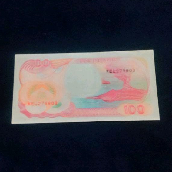 Koleksi Uang Kertas Kuno 100 Perahu Layar 1991