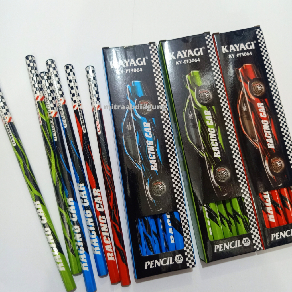 

PENSIL KAYAGI 2B RACING CAR WARNA RANDOM / PACK