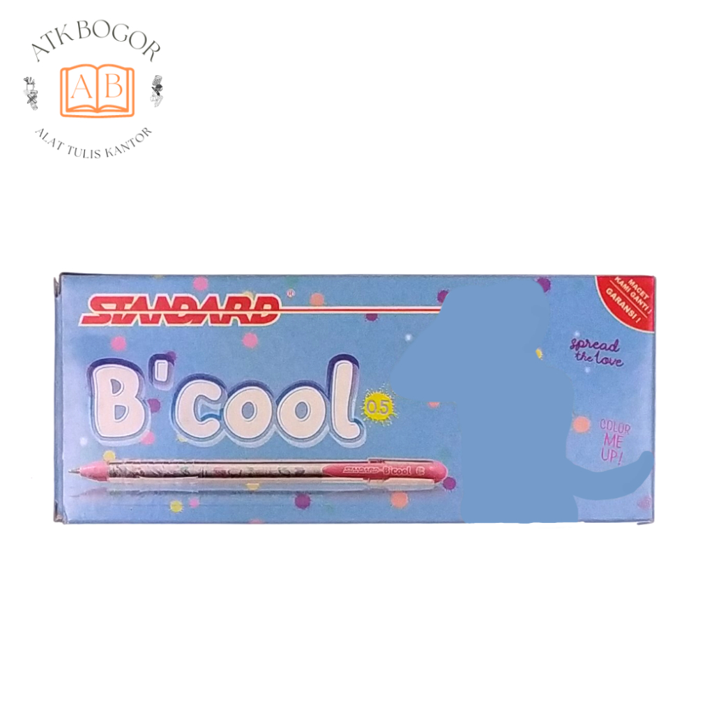 

Pulpen Aesthetic Standard BCool 0.5 Hitam - Isi 1 Pack / 12 Pcs