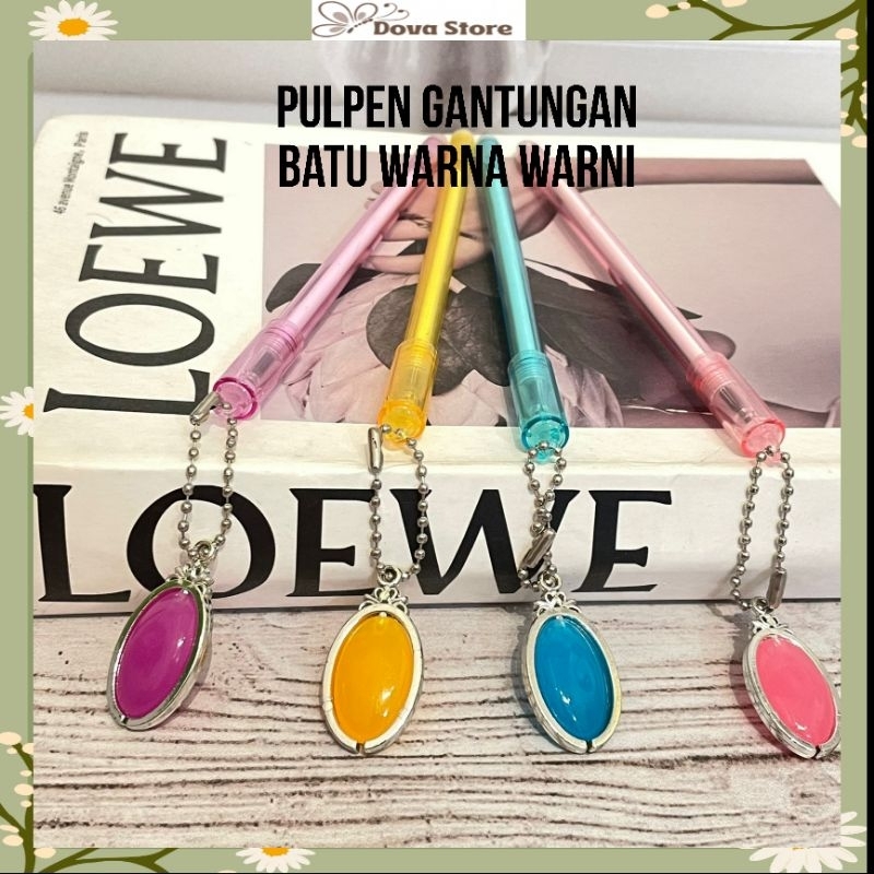 

PULPEN GANTUNGAN BATU WARNA WARNI PERLENGKAPAN SEKOLAH LUCU