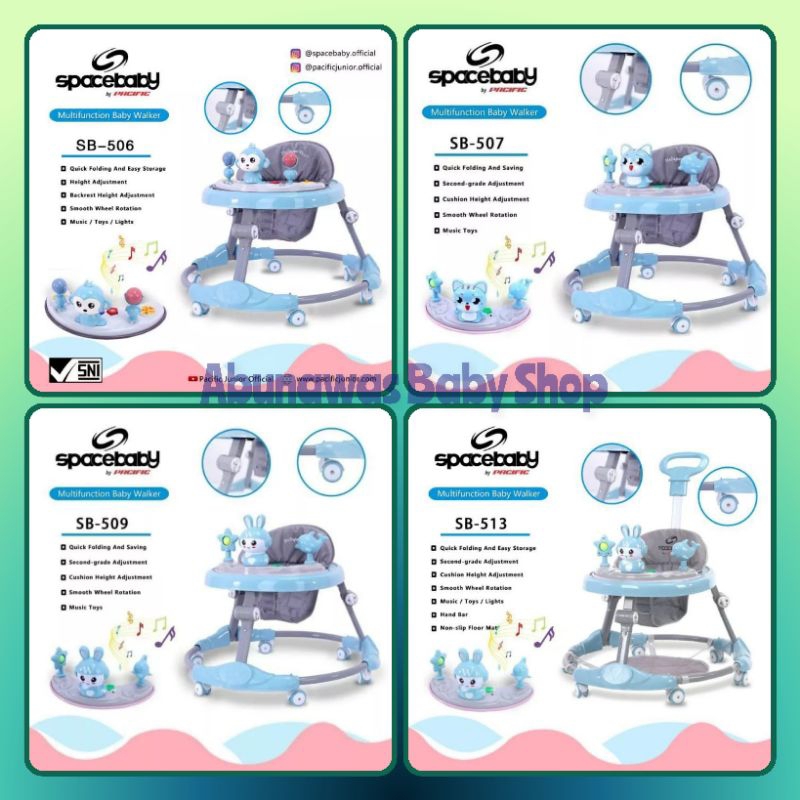 [FREE PACKING KARDUS] Space Baby Baby Walker SB 505, 506, 507, 509, 512, 513, 139, 611-3, 615-3, 618
