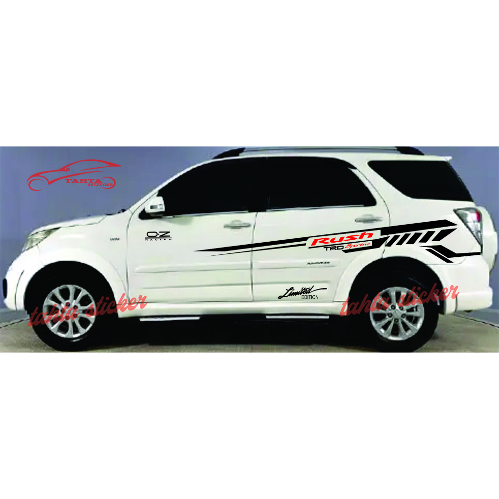 Stiker Sticker mobil toyota ruhss sticker mobil daihatsu terios stiker trd sportivo avanza sigra cal