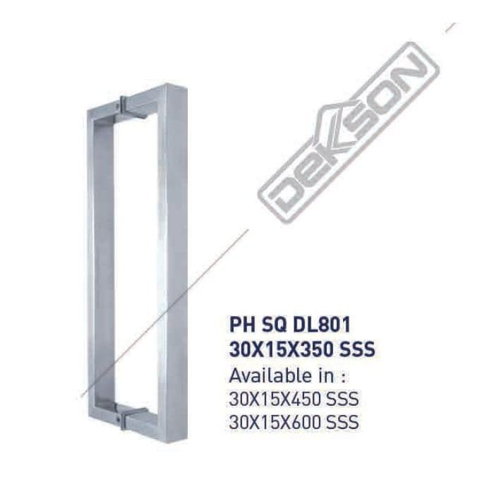 DEKKSON - PULL HANDLE DEKKSON DELUXE SQ PH DL801 30X15X615X600 SSS
