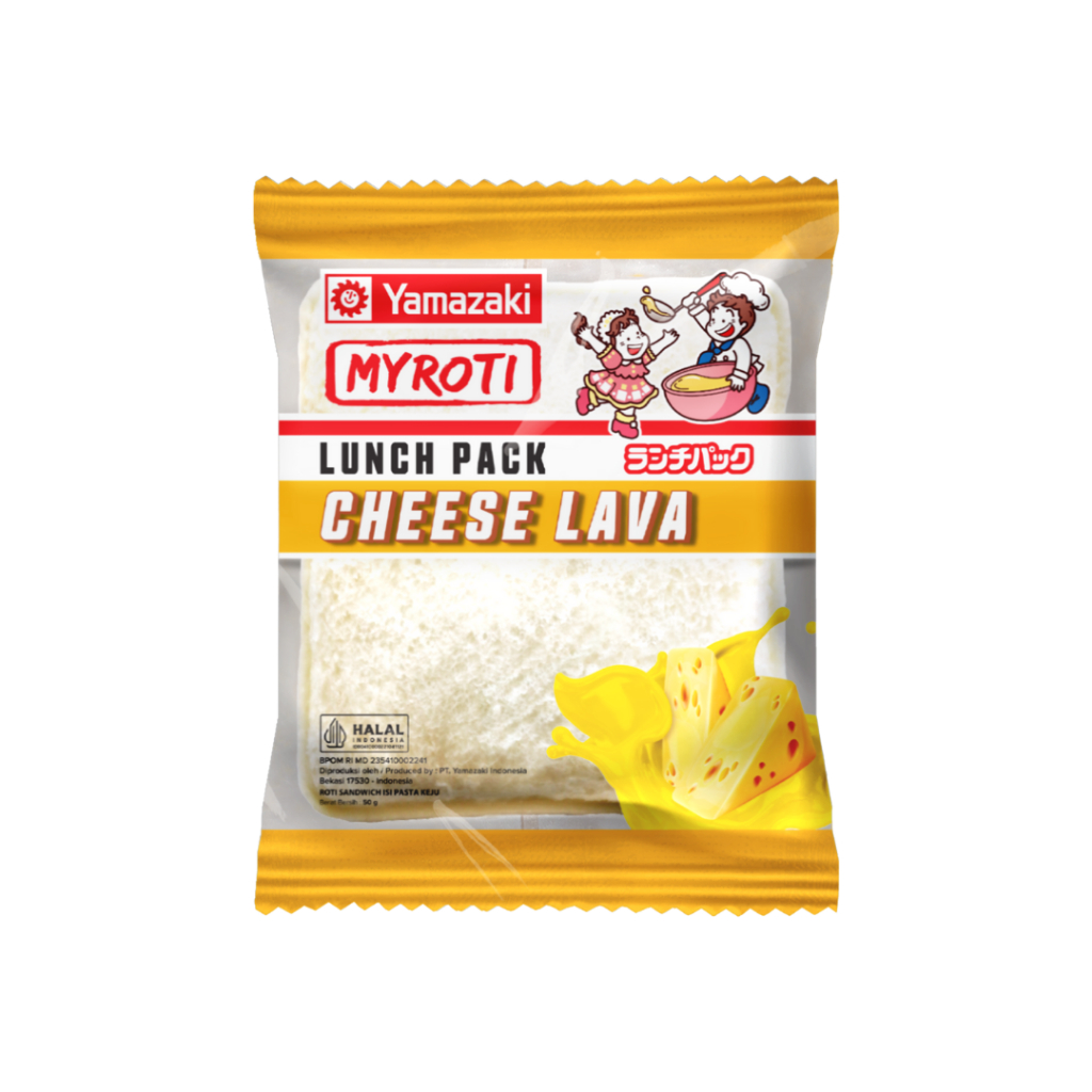 

YAMAZAKI MYROTI Lunchpack Roti Sandwich isi Cheese Lava