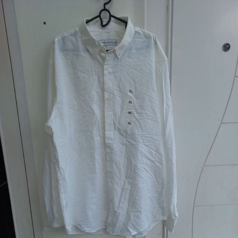 Kemeja Putih branded Jumbo (Oversize)