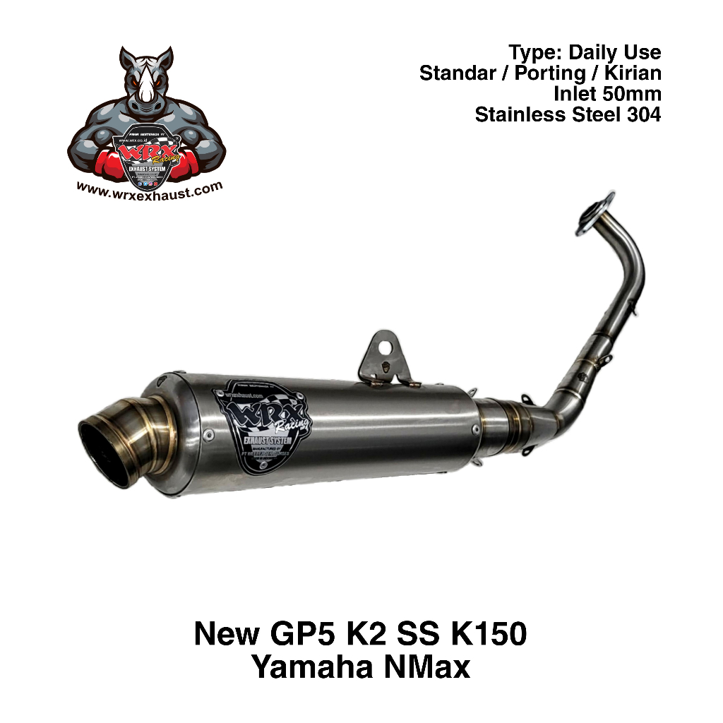 Knalpot WRX New GP5 SS K150 Nmax