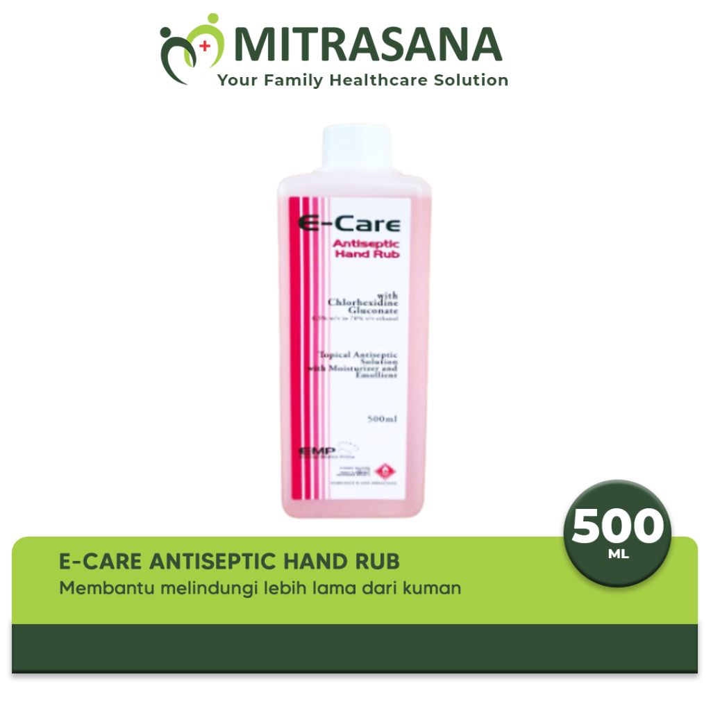 Antiseptic E-Care Hand Rub 500 mL