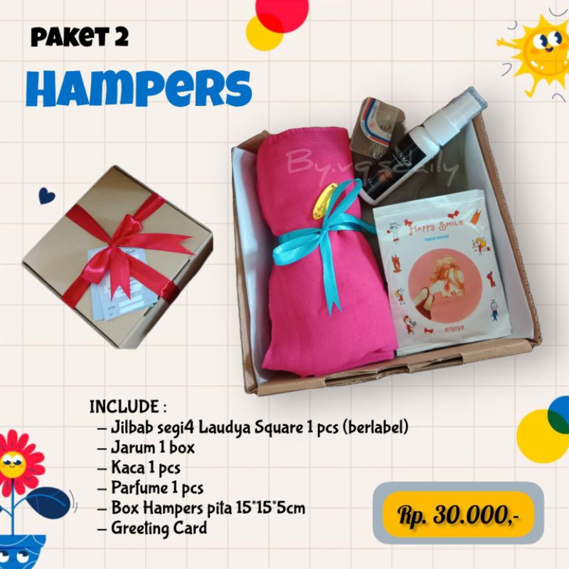 

Hampers Hijab, Kado Ultah/ Wisuda / Wedding