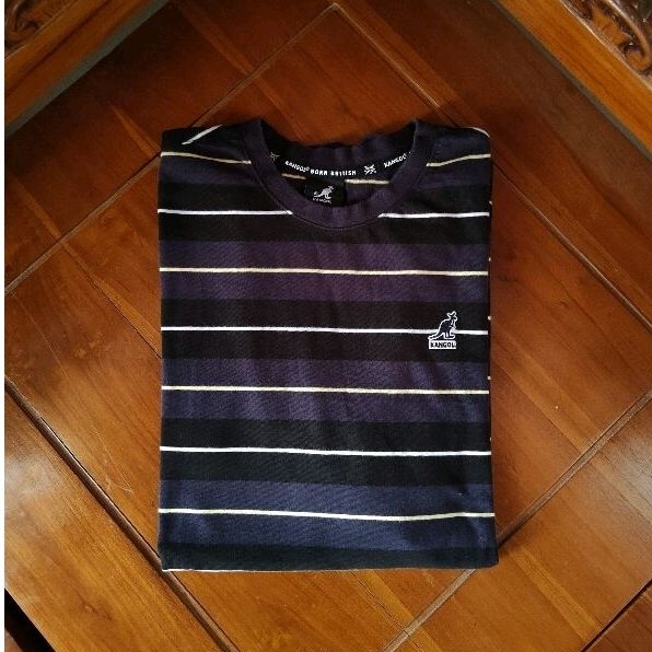 kaos Stripe Tee Kangol Second
