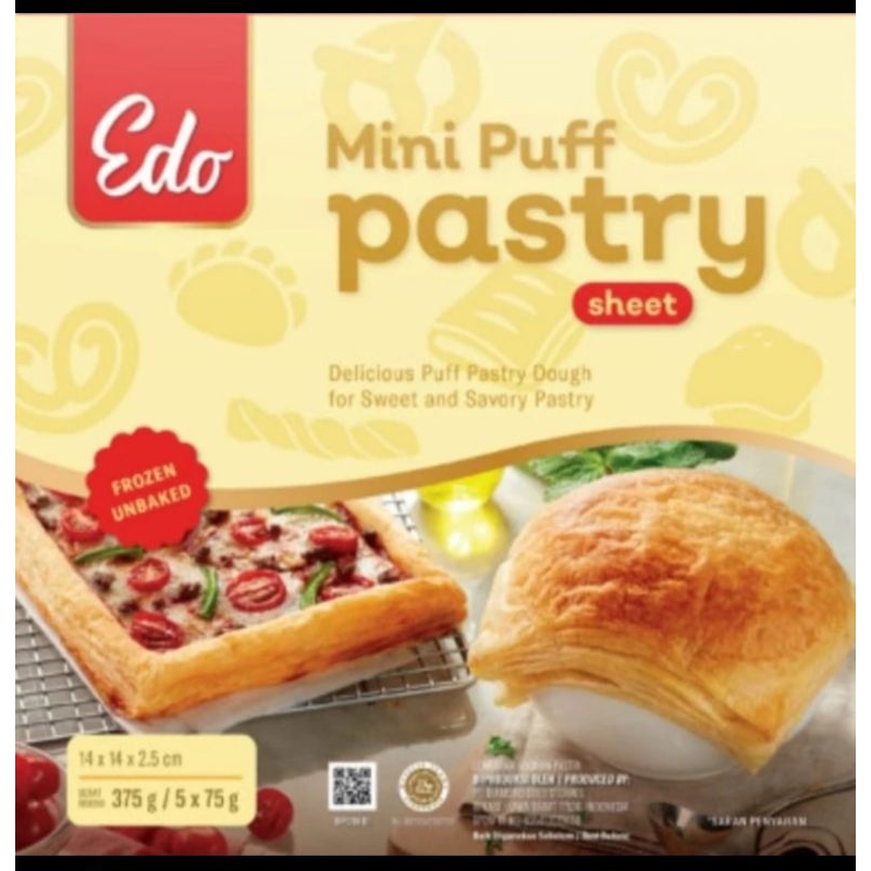 

Edo Mini Puff Pastry - Frozen Product (375 gr)