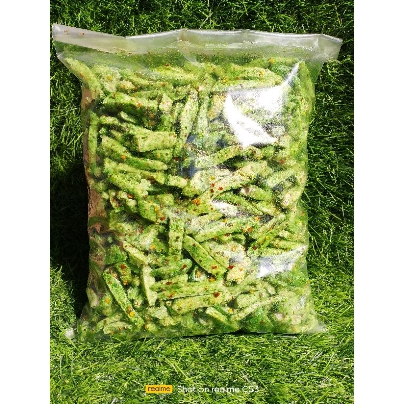 

Basreng pedas bumbu cabe hijau extra daun jeruk isi 1Kg