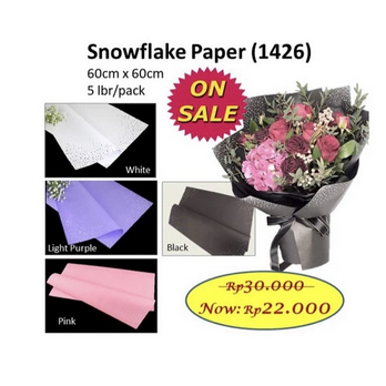 

Snowflake Paper 1426 Wrap Buket Bunga DIY Perlengkapan Bunga Gift